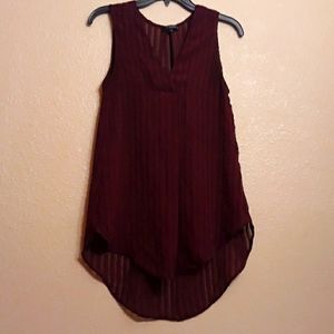 Plum Tunic Blouse